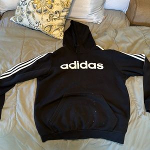 black adidas hoodie